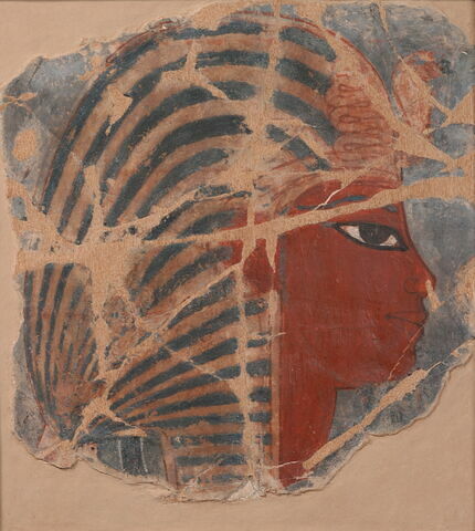 Fragment de peinture murale de la tombe d'Amenhotep III