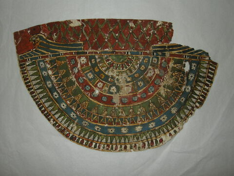 plaque pectorale de cartonnage ; collier de cartonnage, image 2/2