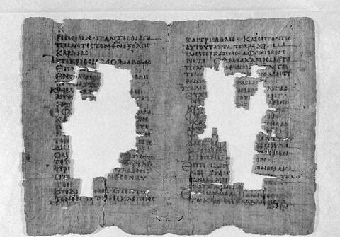 papyrus ; P. Louvre Hag. 2 - Vita Abrahami