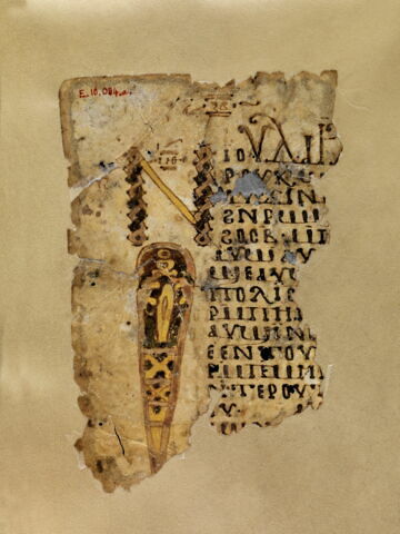 feuillet de codex ; fragment