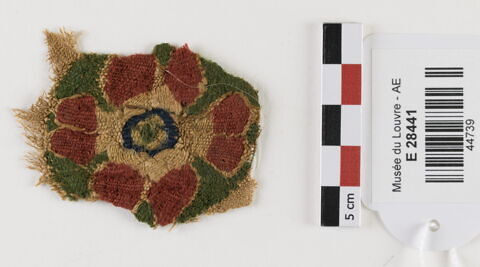 décor de textile ; fragment