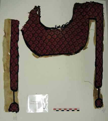 plastron de tunique ; clavus ; deux fragments, image 4/5