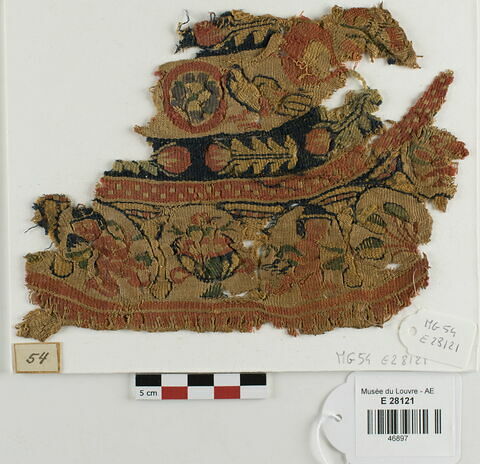 orbiculus  ; plastron de tunique  ; fragment, image 1/1