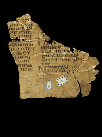 feuillet de codex ; fragment