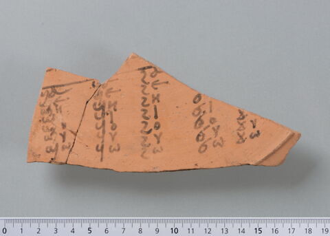 ostracon ; fragment