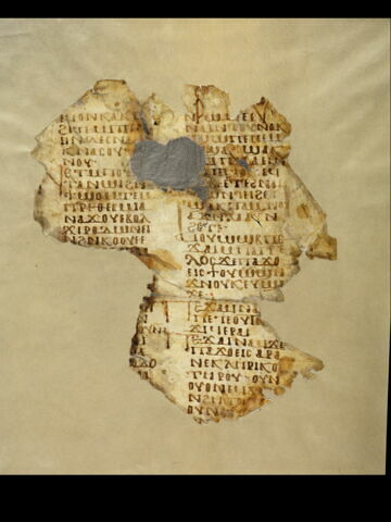 feuillet de codex ; fragment