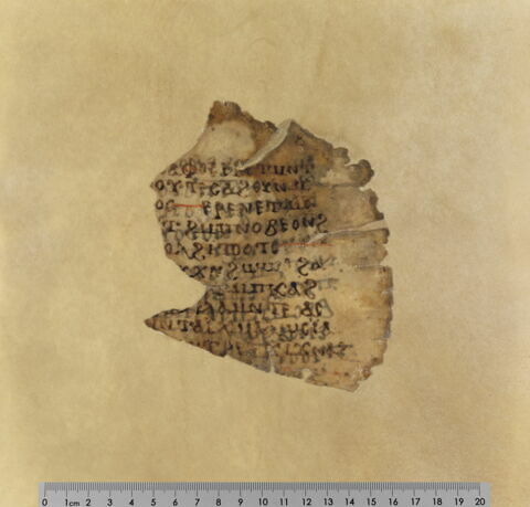 feuillet de codex ; fragment