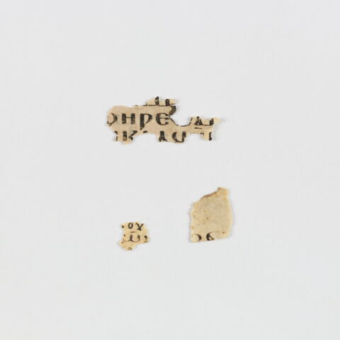 feuillet de codex ; fragments