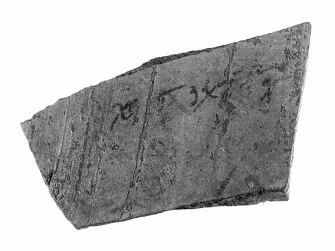 ostracon ; fragment, image 1/1