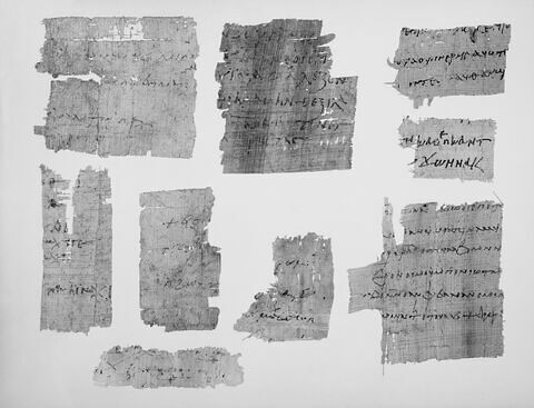 papyrus documentaire ; fragments, image 1/1