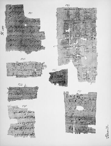 papyrus documentaire ; fragment, image 1/1