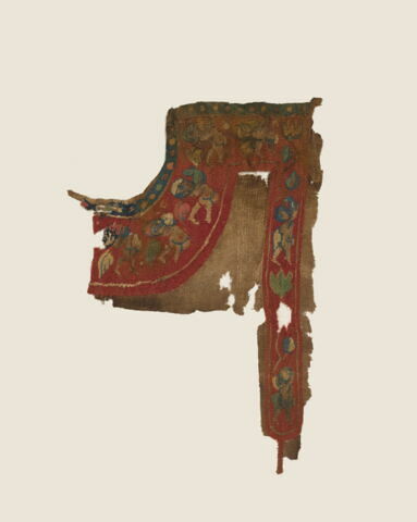 plastron de tunique ; clavus ; fragment, image 2/2