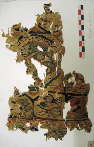 décor de textile ; fragment, image 2/2