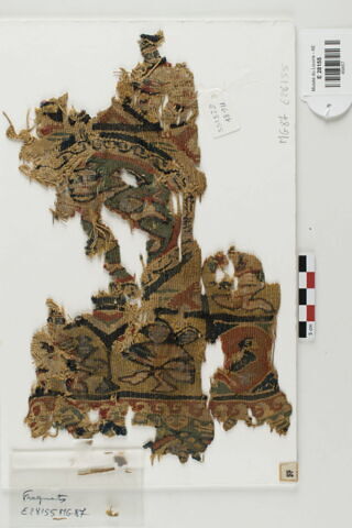 décor de textile ; fragment, image 1/2