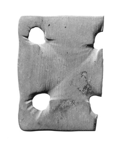 carton de tissage ; fragment, image 2/3