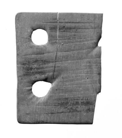 carton de tissage ; fragment, image 2/3