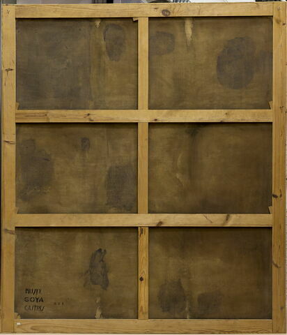 dos, verso, revers, arrière ; vue d'ensemble ; vue sans cadre © 2017 Musée du Louvre