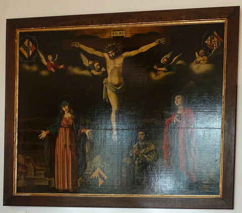 Le Christ en croix avec la Vierge, saint Jean et un donateur