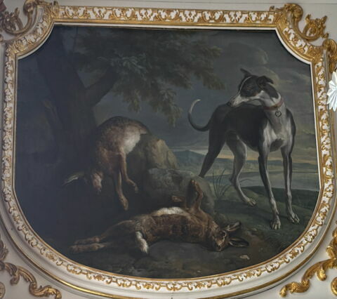 Chiens, lévriers et lièvres, image 2/2