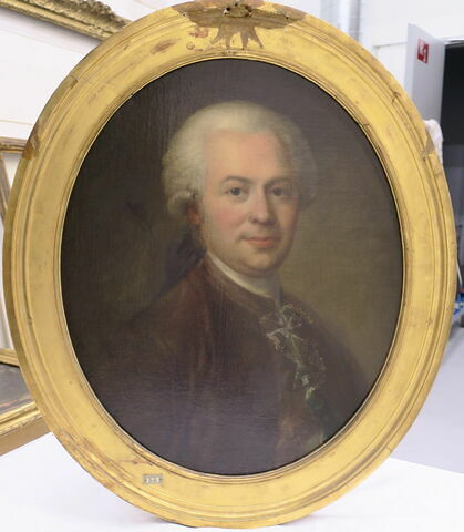 Portrait du peintre Rougeot, fondateur d'une Ecole de dessin en 1760 à Tours
