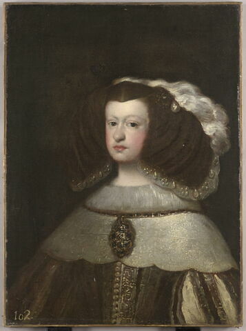 Portrait de Marie-Anne d'Autriche (1634-1696), reine d'Espagne
