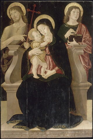 La Vierge et l'Enfant entre saint Jean Baptiste et saint Jean l'Évangéliste
