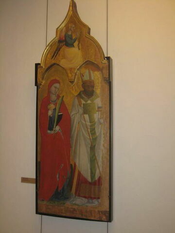 Sainte Lucie et saint Blaise / au-dessus, Ange de l'Annonciation, image 2/2