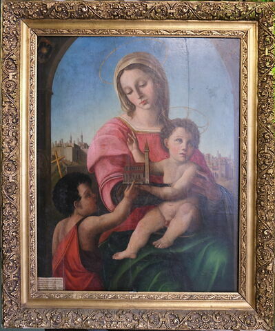 Vierge avec l'Enfant Jésus et saint Jean Baptiste, image 1/1
