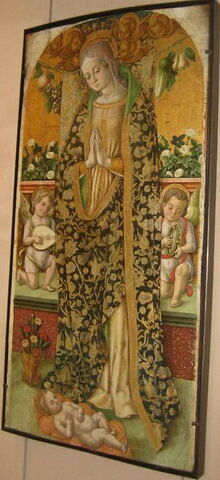 La Vierge adorant l'Enfant entre deux angelots musiciens, image 2/2
