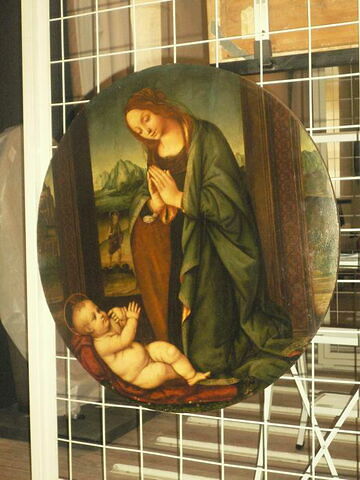 La Vierge adorant l'Enfant, image 2/4