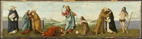 "Noli me tangere" (avec saint Pierre martyr, la Visitation, David, la rencontre de saint François et saint Dominique, saint Onuphre)