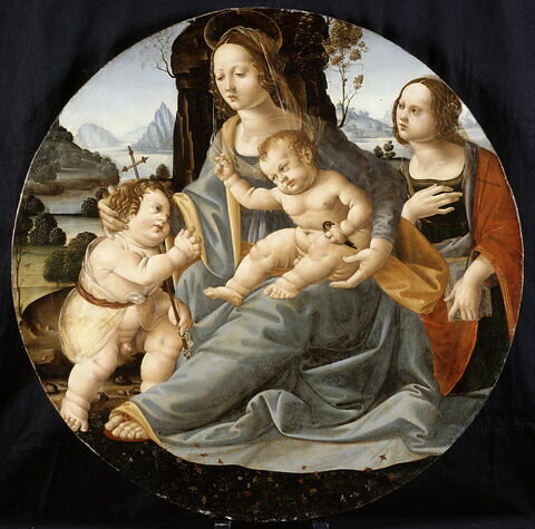 La Vierge et l'Enfant avec le petit saint Jean et sainte Marguerite (?), image 3/3