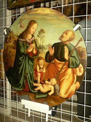 La Sainte Famille adorant l'Enfant, image 2/6