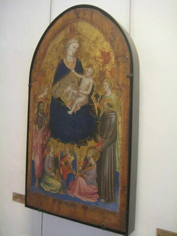 La Vierge et l'Enfant avec quatre saints et trois anges musiciens, image 2/4