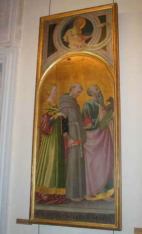 Sainte Catherine, saint Antoine de Padoue, saint Jean l'Évangéliste (au-dessus : Isaïe), image 2/2