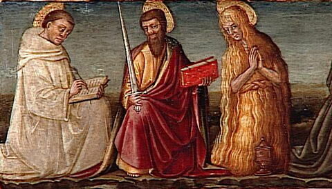 Le Christ adoré par huit saints, image 4/5