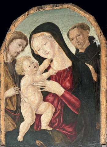 Vierge à l'Enfant entre deux saints, image 2/2