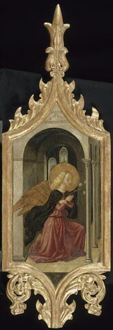 Panneaux du polyptyque de San Venanziano de Camerino : L'Ange de l'Annonciation