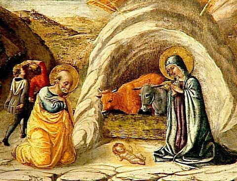 Panneaux du polyptyque de San Venanziano de Camerino : La Nativité, image 3/3