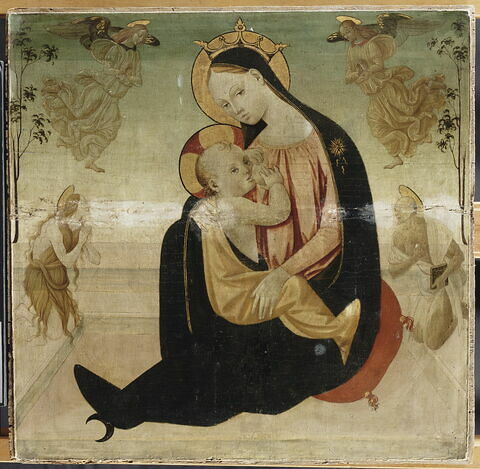 La Vierge d'Humilité entre sainte Madeleine, saint Jérôme et deux anges