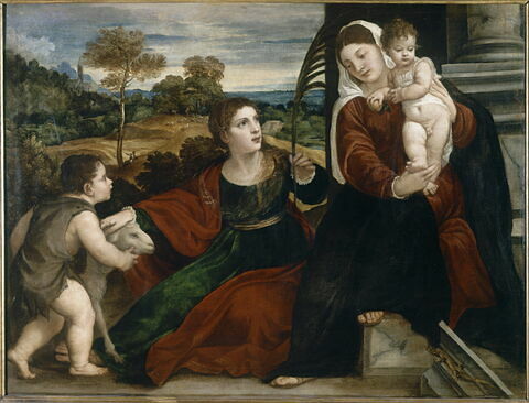 La Vierge, l'Enfant, sainte Agnès et saint Jean Baptiste