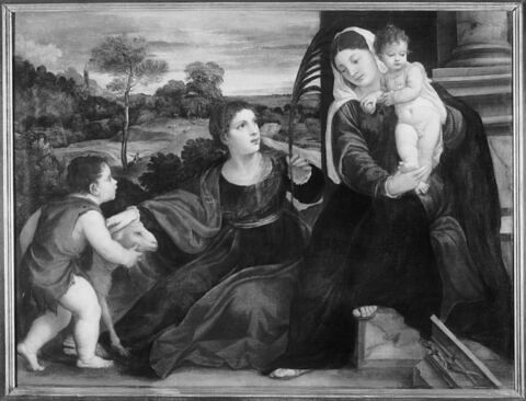 La Vierge, l'Enfant, sainte Agnès et saint Jean Baptiste, image 2/2