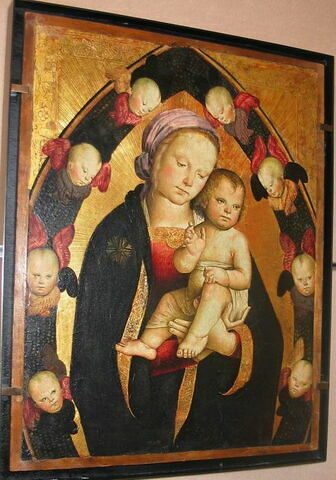 La Vierge et l'Enfant dans une gloire de séraphins, image 2/2
