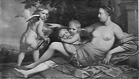 Vénus et amour et enfant