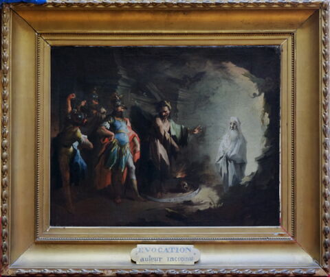 La pythonisse d'Endor évoquant l'ombre de Samuel en présence de Saül