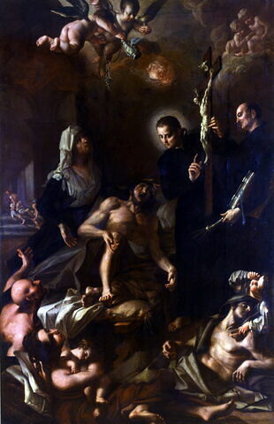 Saint François-Xavier assistant les pestiférés