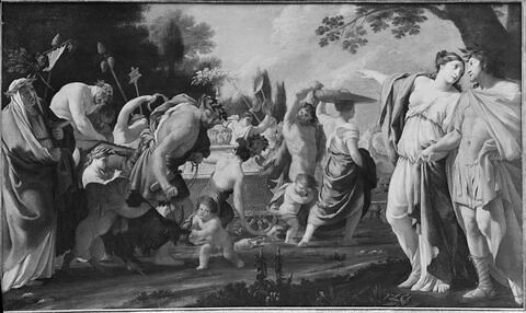 Poliphile et Polia assistant au triomphe de Bacchus, image 4/4