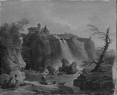 Paysage. Les cascades de Tivoli