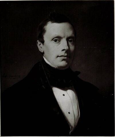 Portrait de Philippe-Adolphe Courcier, époux d'Octavie Devéria