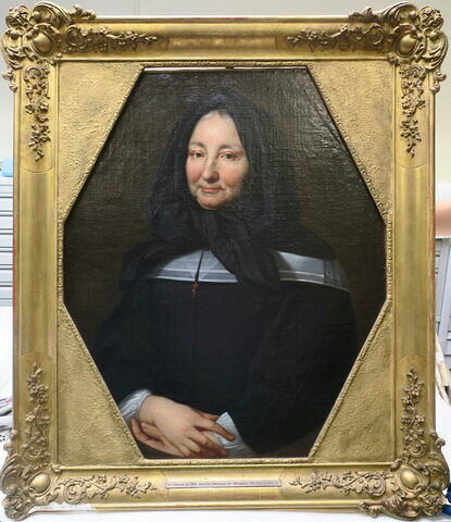 Portrait de Mme de Miramion, fondatrice de la communauté de la Sainte-Famille, image 2/2
